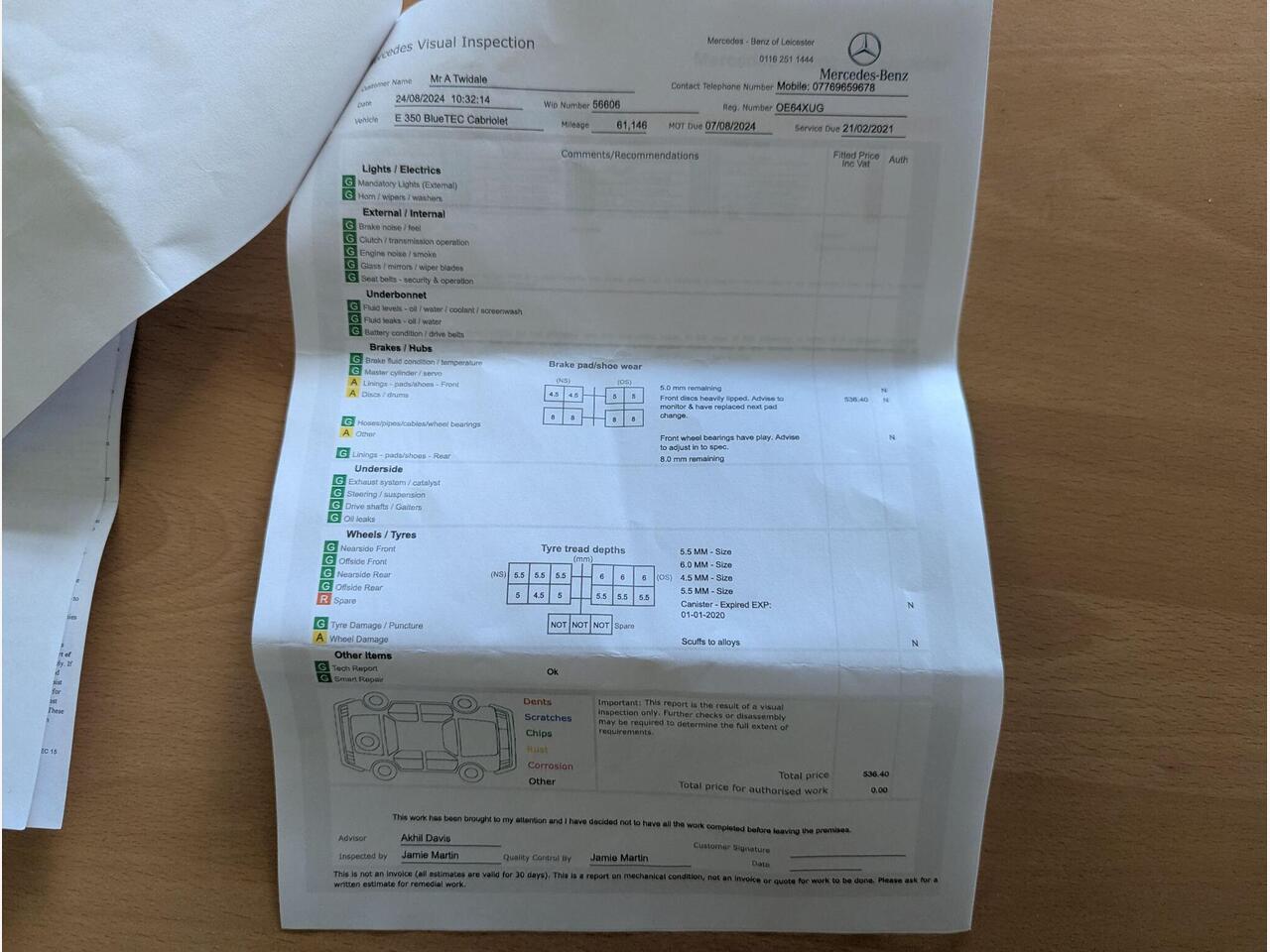 Mercedes-Benz E Class OE64XUG